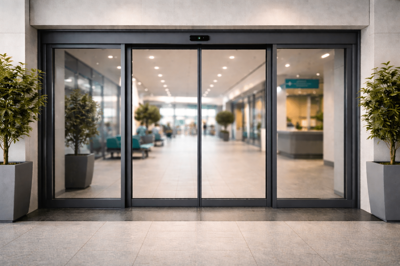 Entrée automatique moderne pour ERP dans le Var