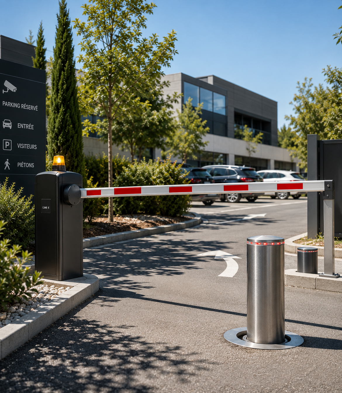 barrières levantes et bornes escamotables proche de Toulon